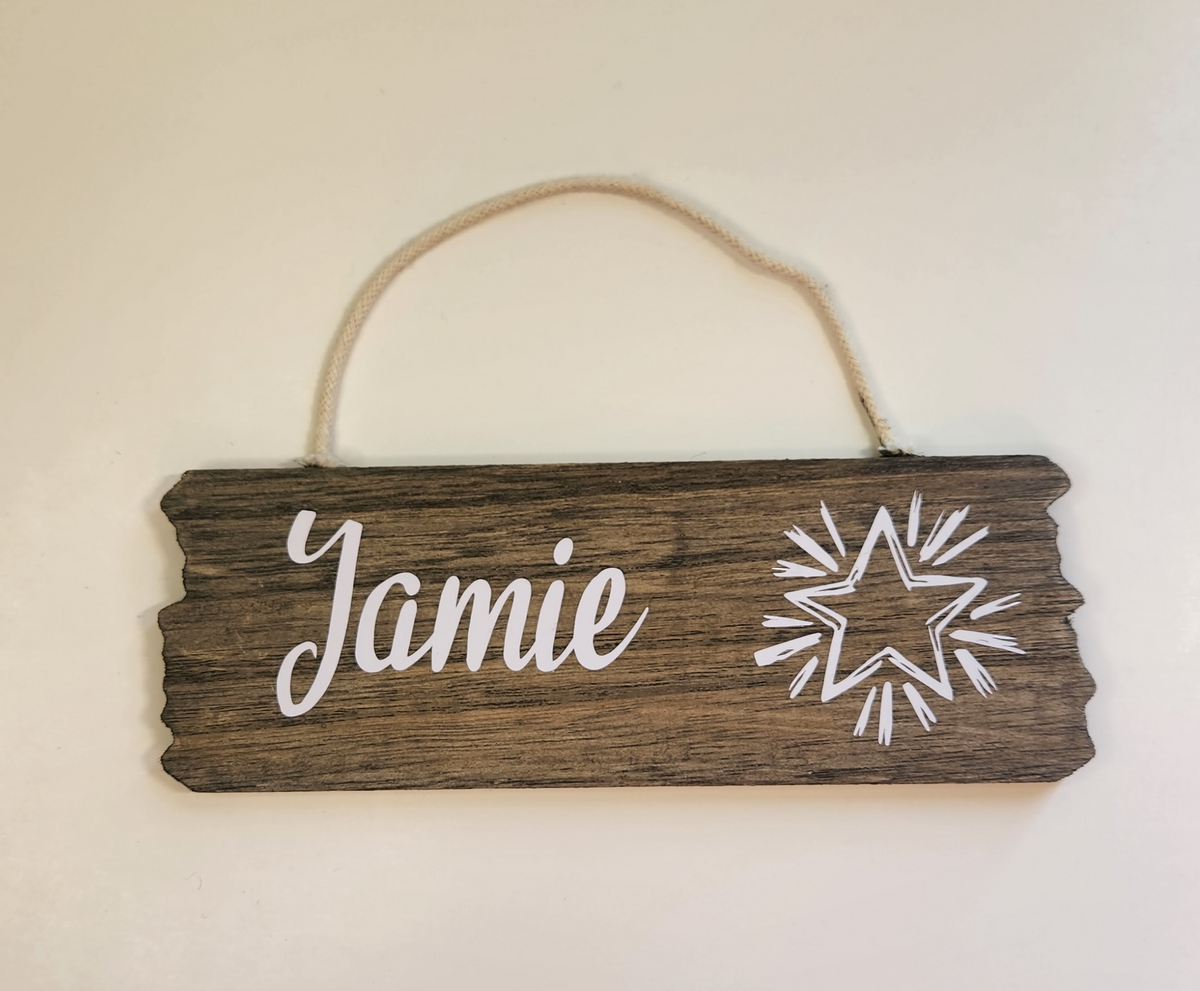 Plaque prénom personnalisé - enfant