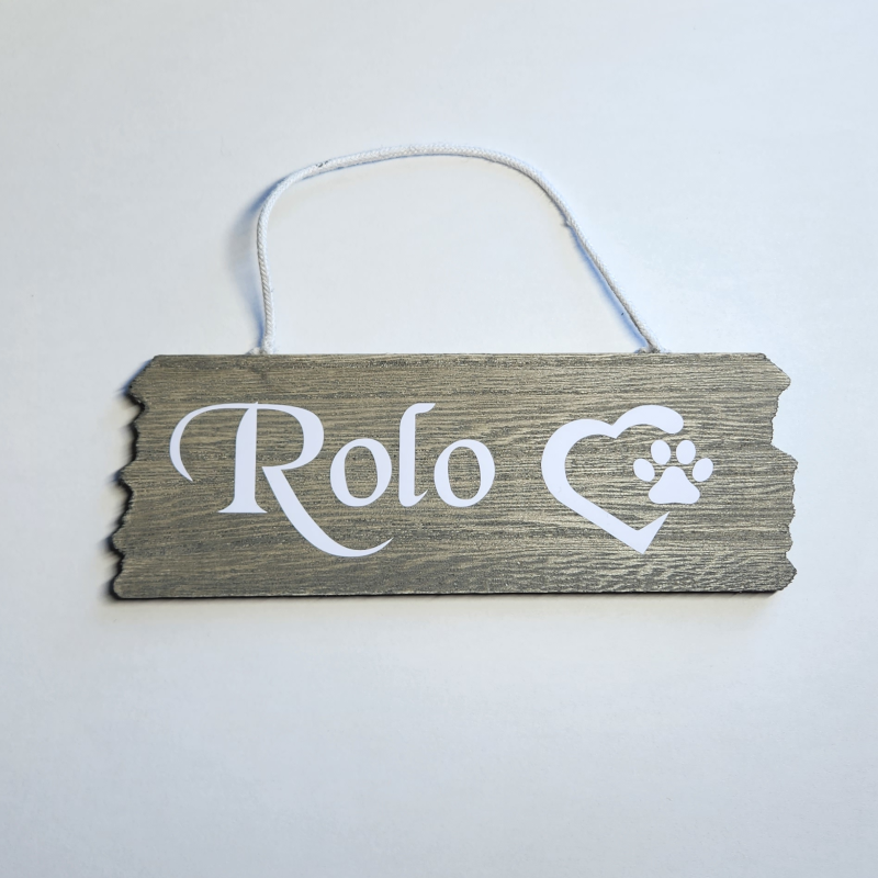 Plaque prénom personnalisé - animal de compagnie