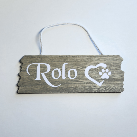 Plaque prénom personnalisé - animal de compagnie