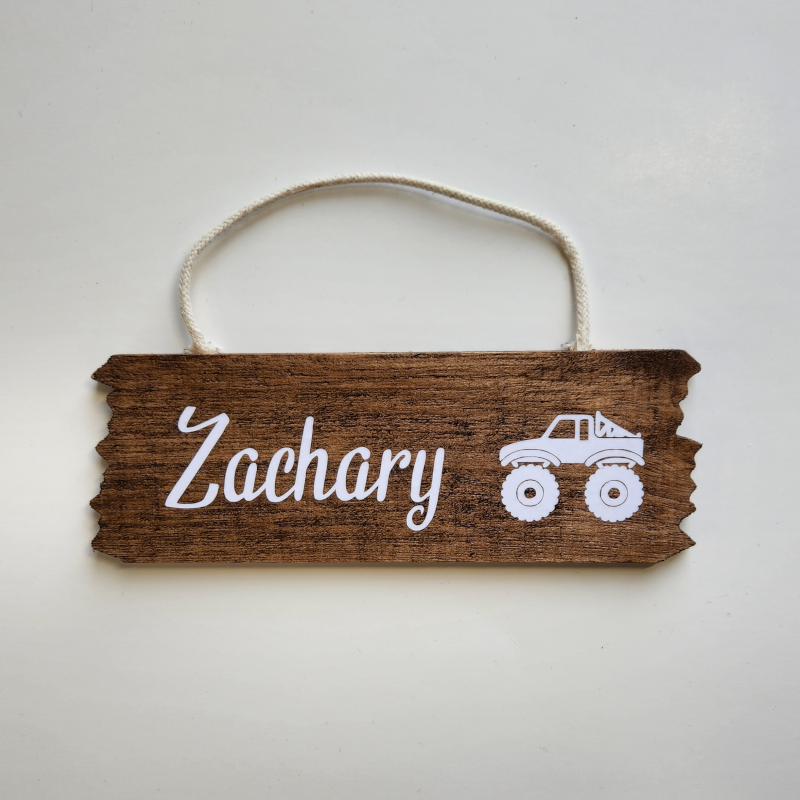 Plaque prénom personnalisé - enfant