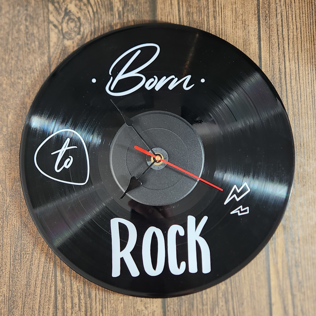 Horloge vinyle 33 tours - Born to Rock