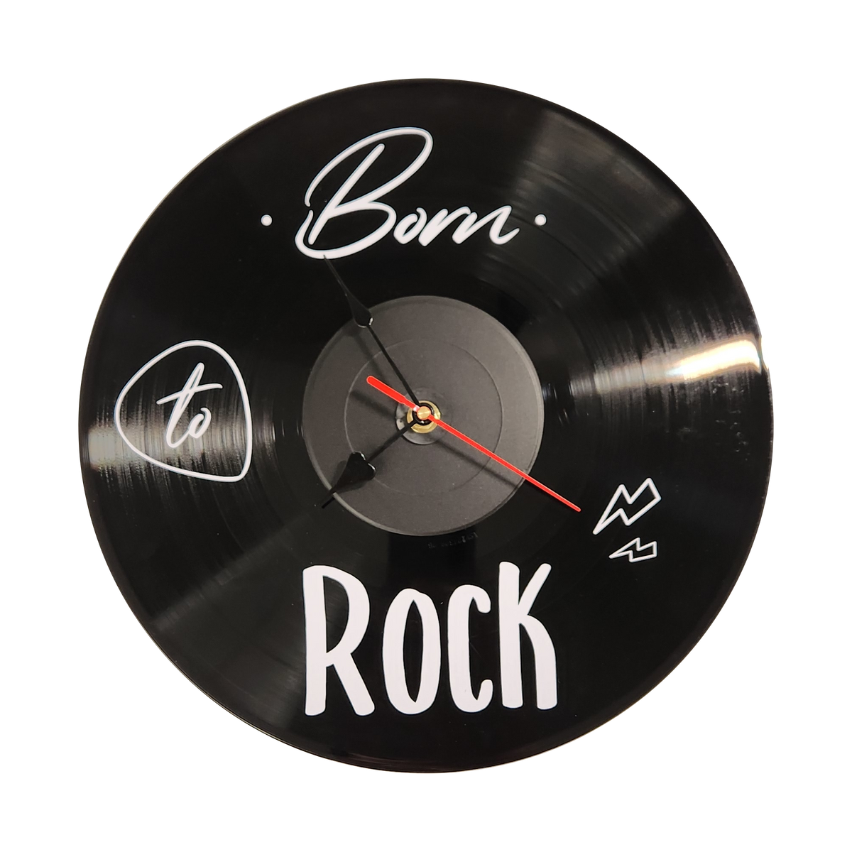 Horloge vinyle 33 tours - Born to Rock