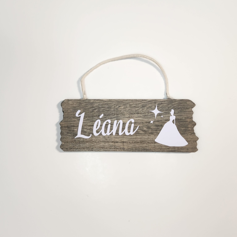 Plaque prénom personnalisé - enfant